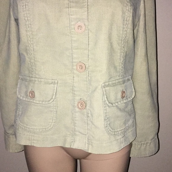 Calvin Klein soft sage green corduroy jacket - Picture 6 of 10